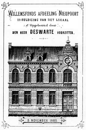 nieuw gebouw bibliotheek ingehuldigd op 8 november 1885